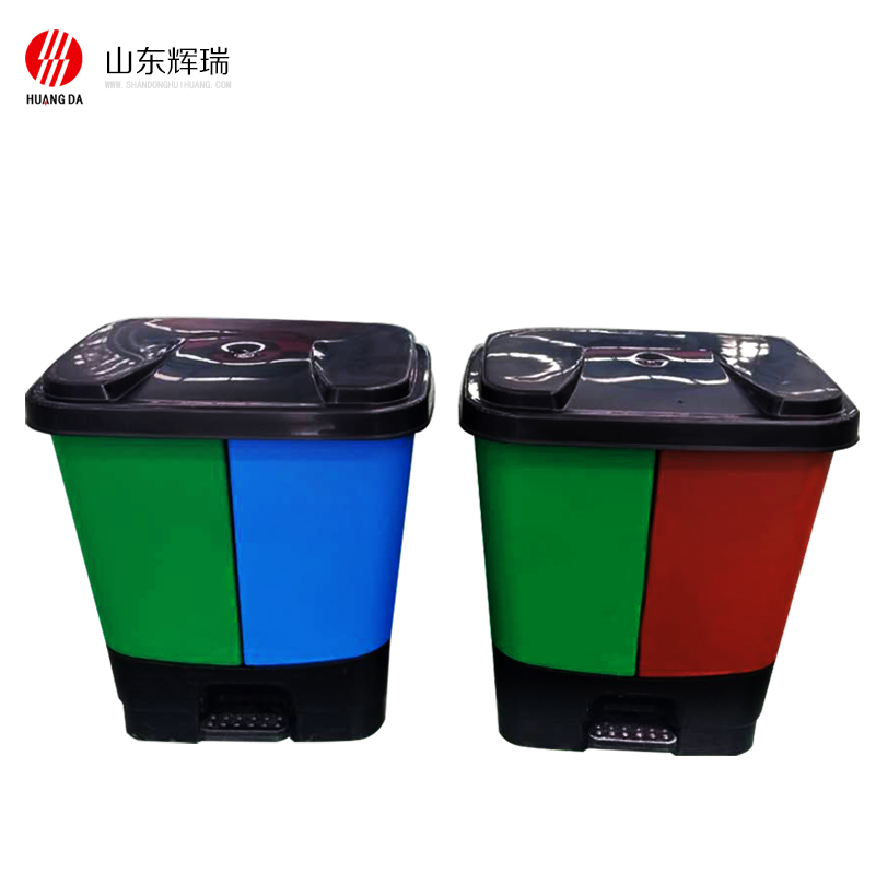新品推出：家（jiā）用分類垃圾桶，聚乙烯環（huán）保垃圾桶40升